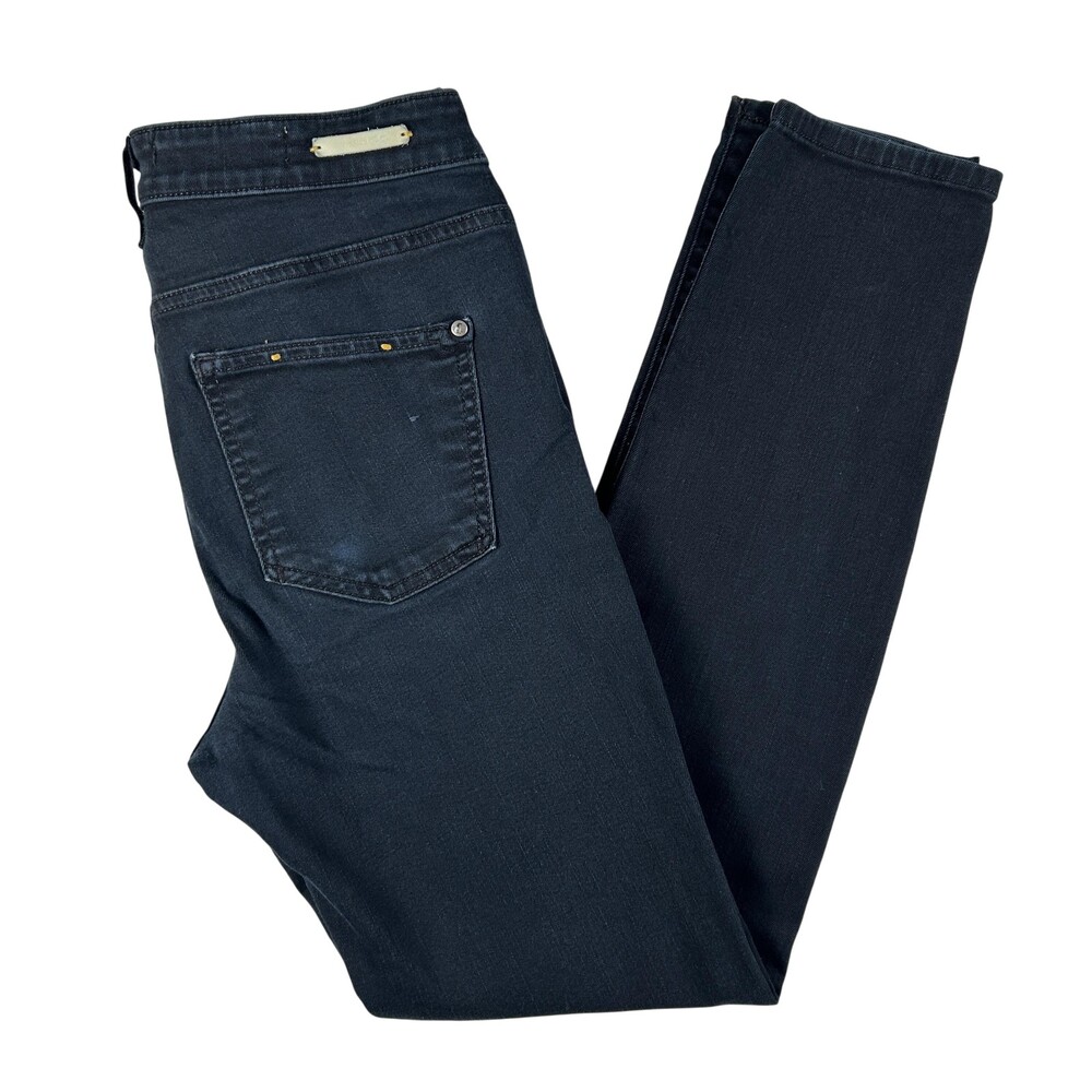 Pilcro And The Letterpress Jeans Womens 28x29 Dark Wash Blue Superscript Skinny